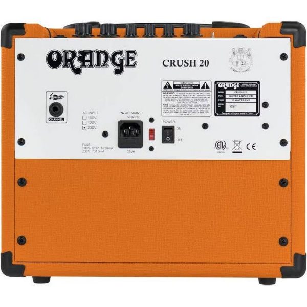 Orange Crush 20 Combo para Guitarra Eléctrica 20W - Imagen 3