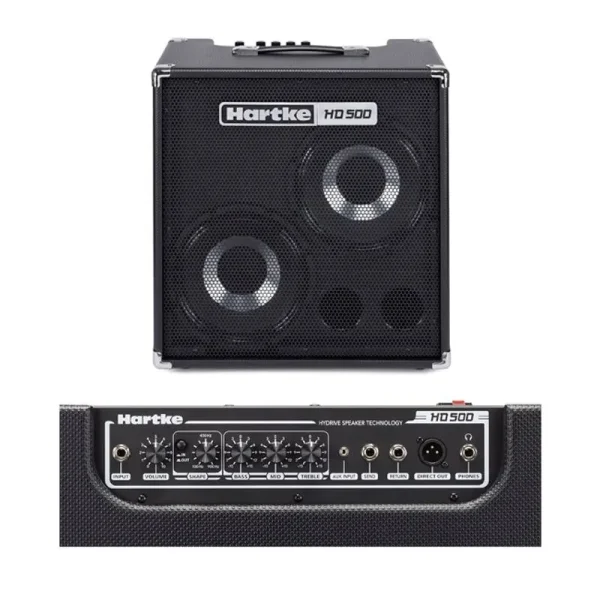 Hartke HD500 – Amplificador de bajo 2×10″ 500W - Imagen 3
