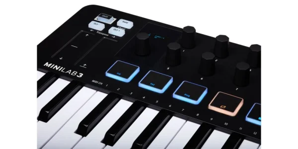 Arturia Minilab 3 Black Controlador MIDI USB Compacto - Imagen 3