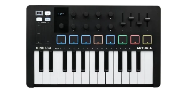 Arturia Minilab 3 Black Controlador MIDI USB Compacto - Imagen 2