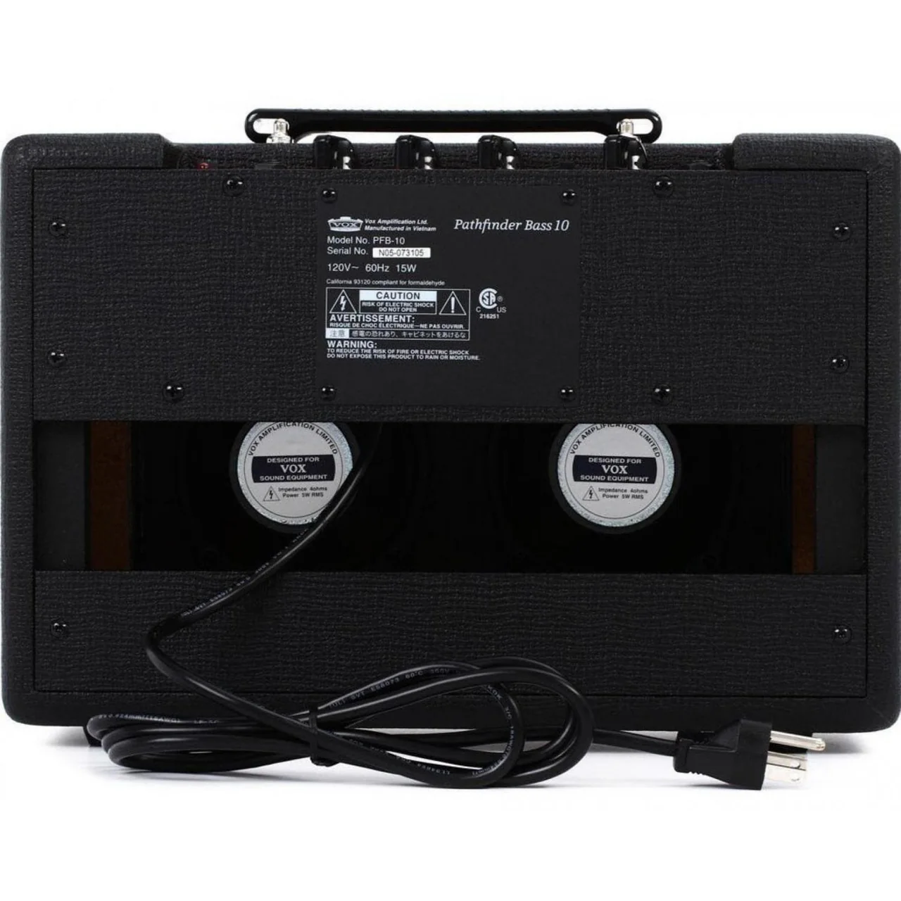 Amplficiador Vox Pathfinder Bass 10 - Imagen 3