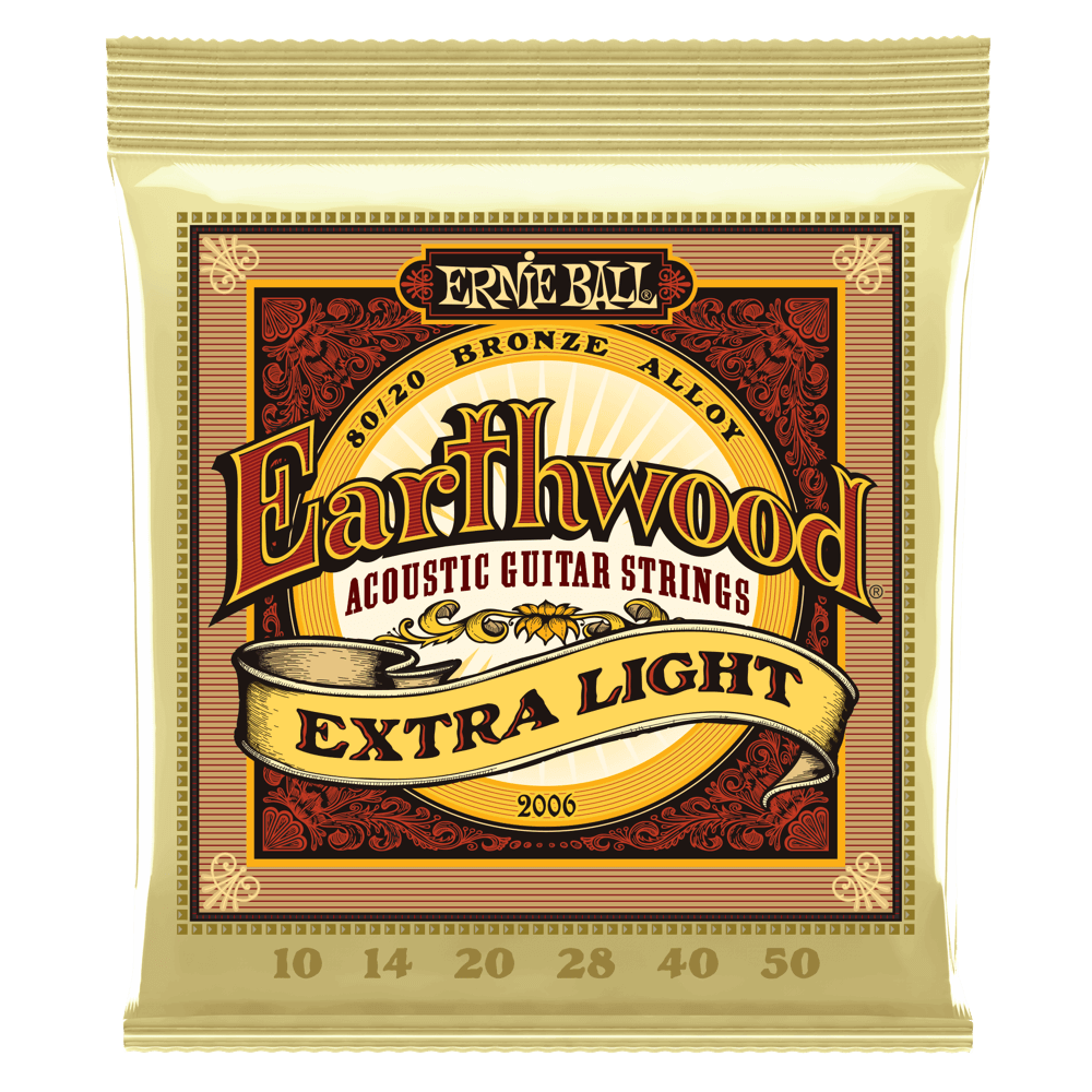 Cuerda de bronce 80/20 Ernie Ball Earthwood 10