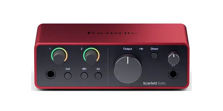 Focusrite Scarlett Solo 4rd Gen Interface de Audio - Imagen 3