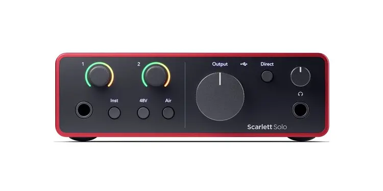 Focusrite Scarlett Solo 4rd Gen Interface de Audio - Imagen 4