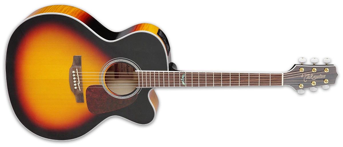 Guitarra electroacústica Takamine GJ72CE - color brown sunburst gloss (BSB) - Imagen 3