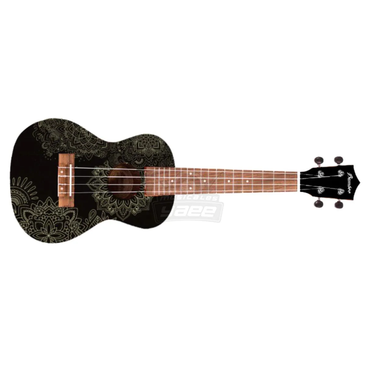 Ukulele Concierto Bamboo U-23-soulmandala-s Sapele Soul Mandala Con Funda - Imagen 2