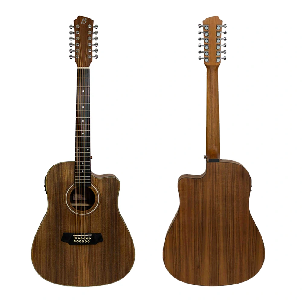 Guitarra Electroacústica Docerola Bamboo Koa 42″ + Funda Acolchada - Imagen 2